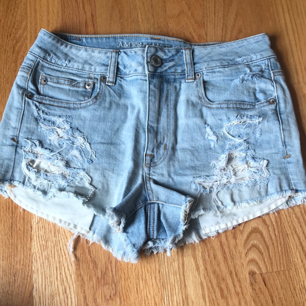 Denim shorts